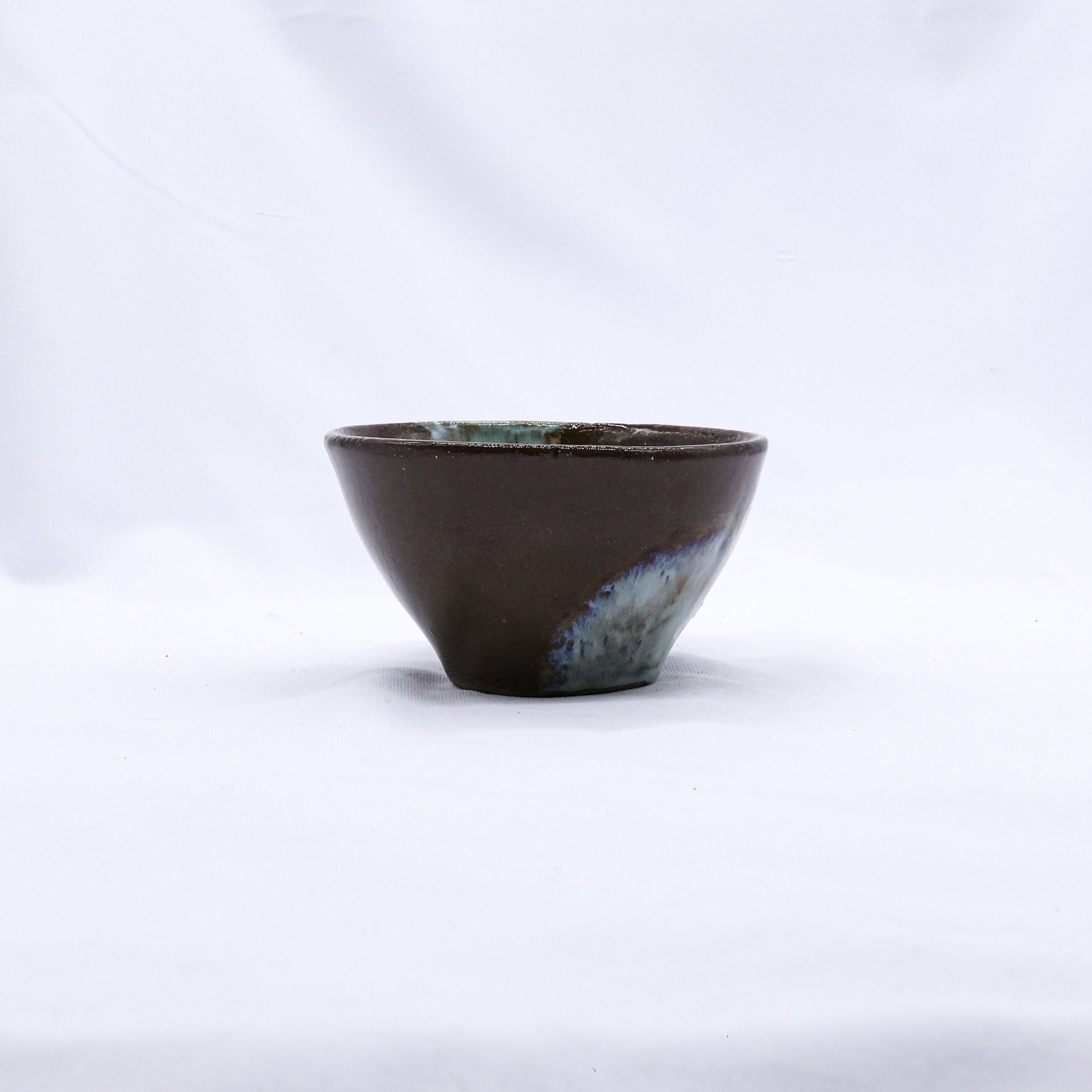 Small Stone Reef Blue Handmade Ceramic Dinner Bowl