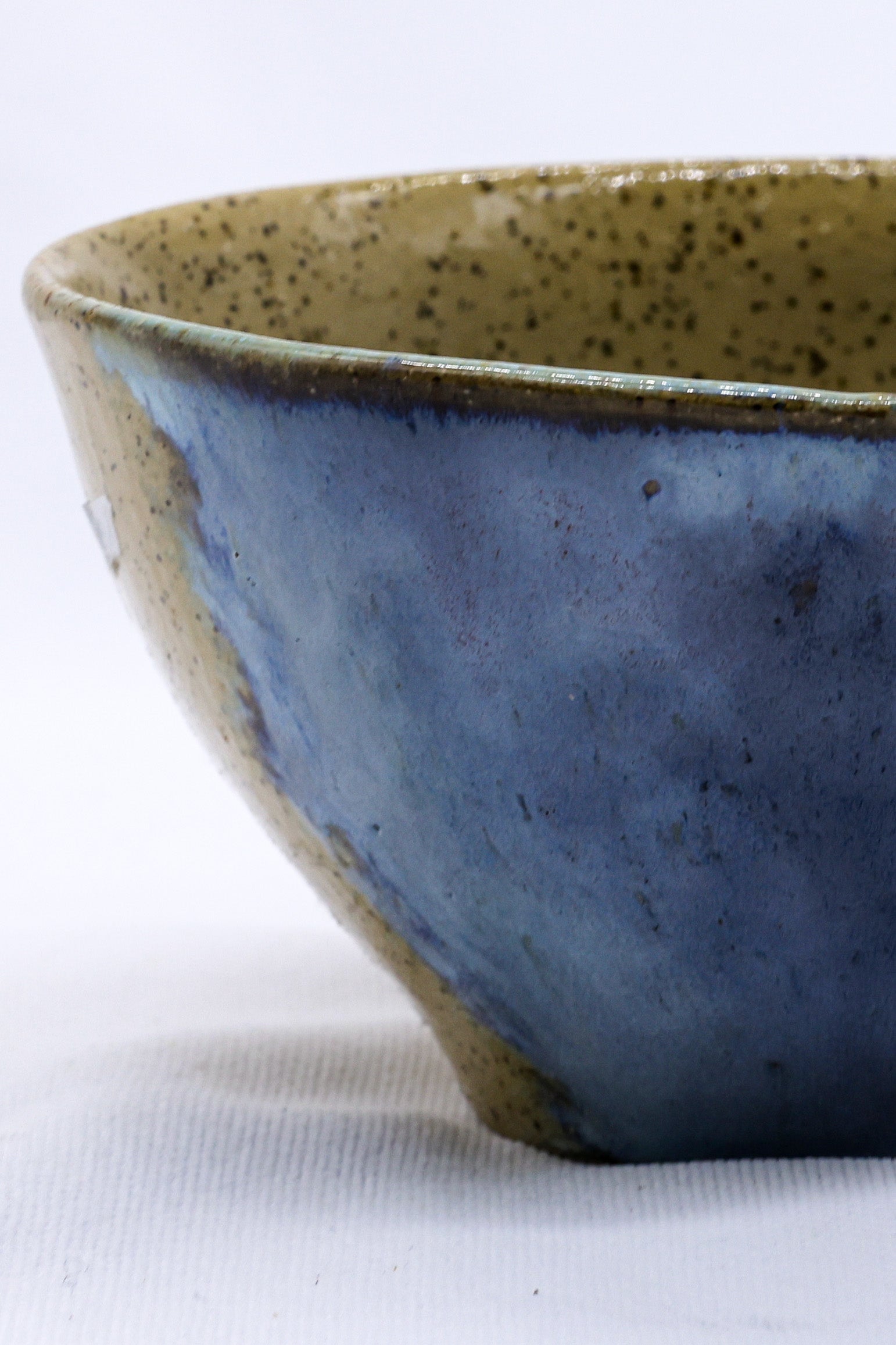 Small Saltwater Lavender Handmade Ceramic Dinner Bowl