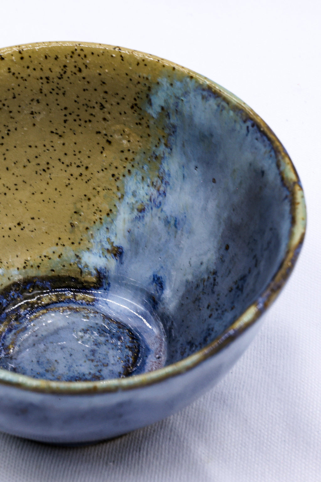 Small Saltwater Lavender Handmade Ceramic Dinner Bowl
