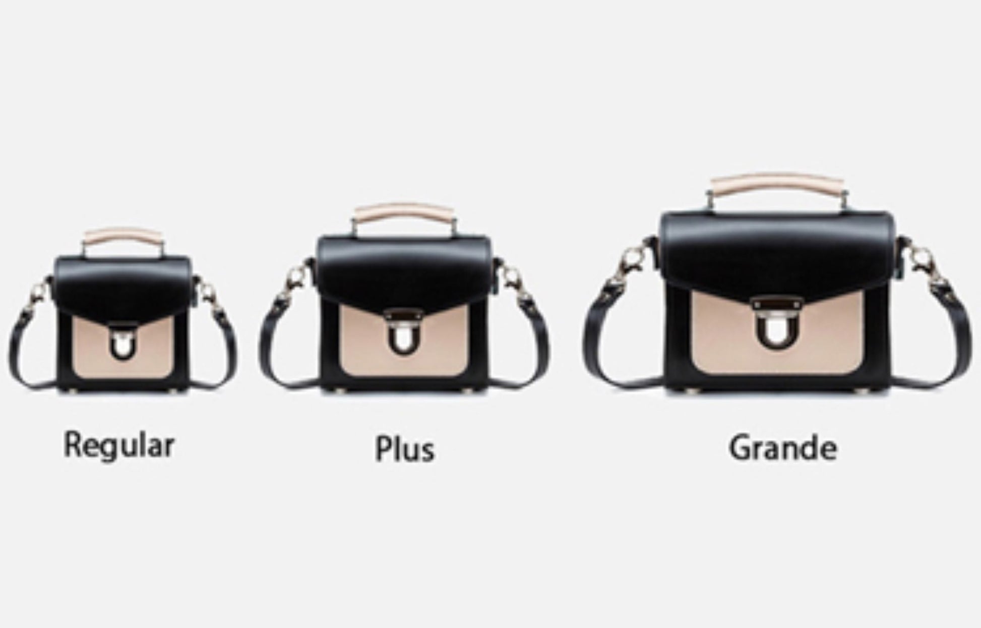 Handmade Leather Sugarcube Handbag in Cafe Noir