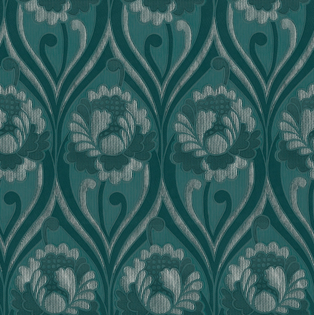 Vintage Floral Damask Wallpaper