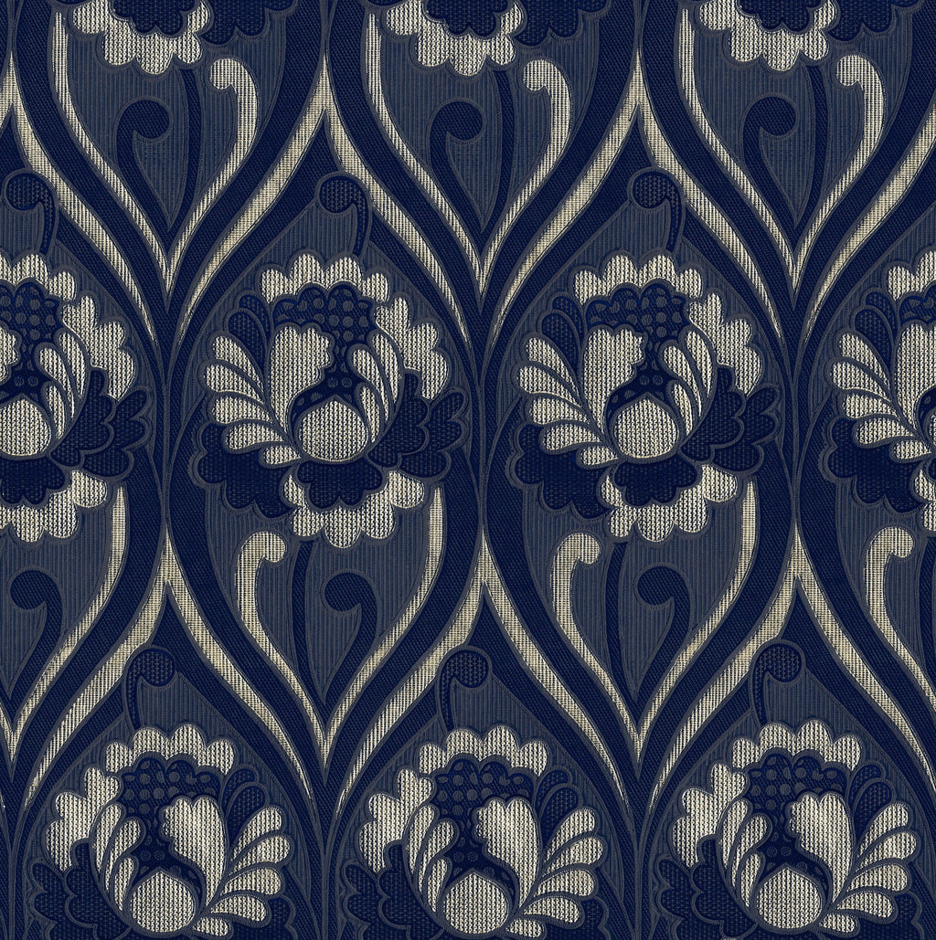 Vintage Floral Damask Wallpaper
