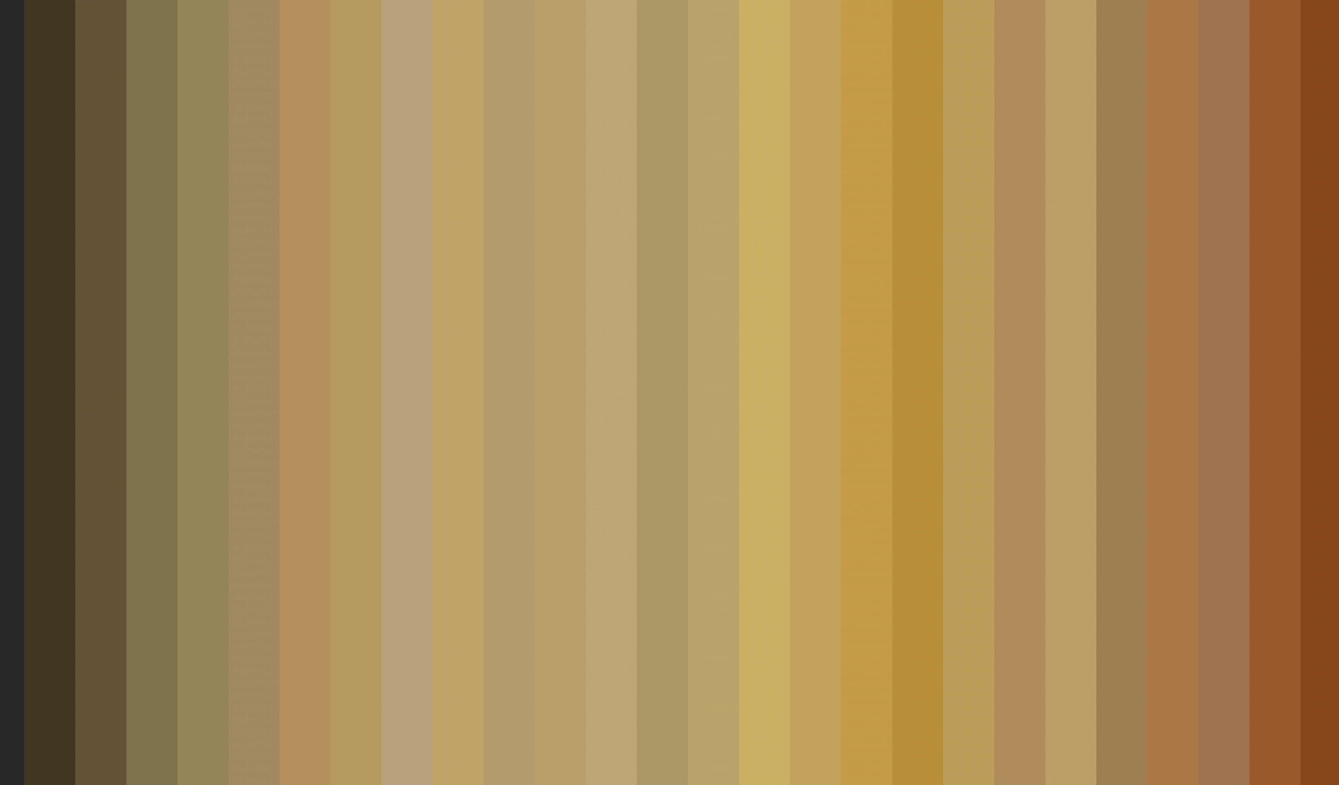 Tonal Stripe Wallpaper in Ochre