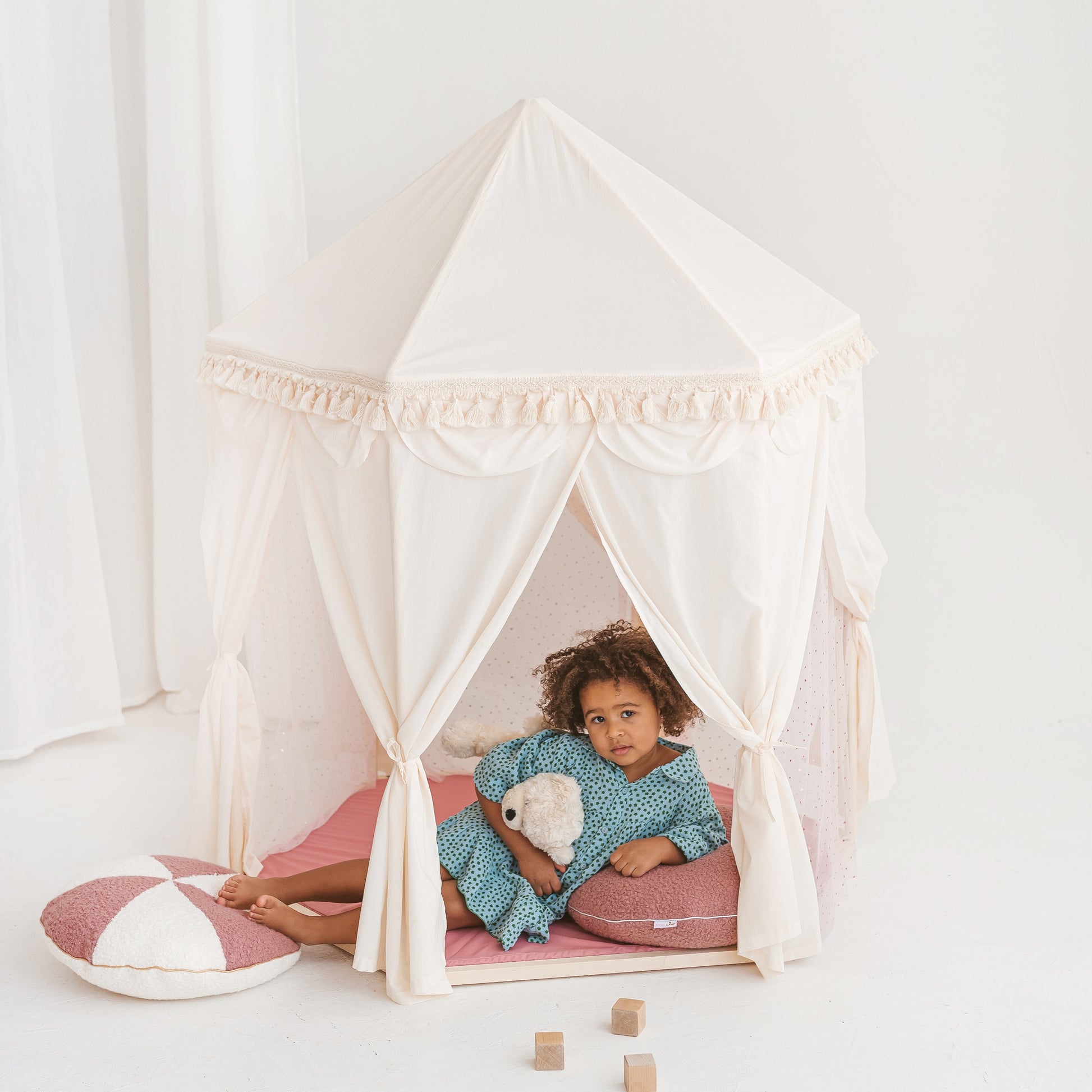Boho Pavilion Playhouse Tent for Kids