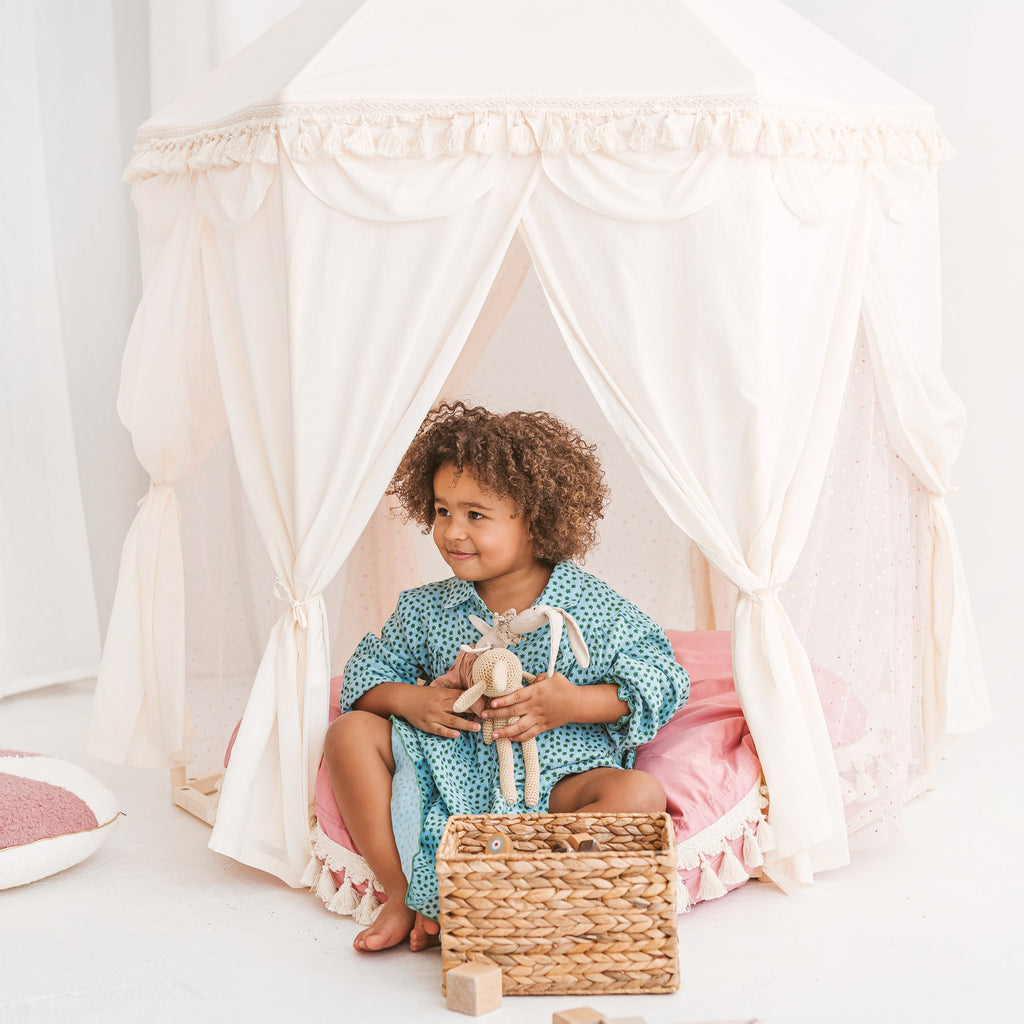 Boho Pavilion Playhouse Tent for Kids