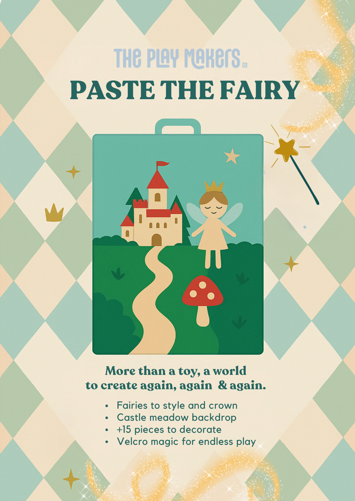 Paste the Fairy Felt Play Board