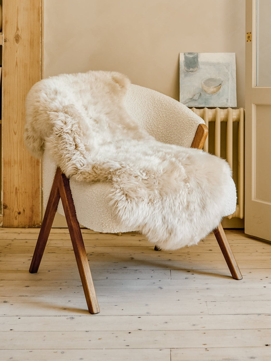 Cream Sheepskin Rug