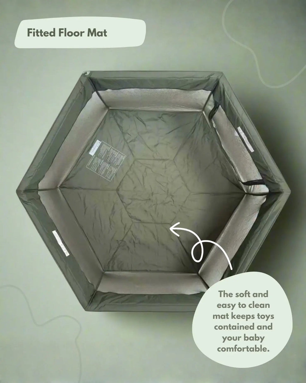 Joy Baby Playpen in Green