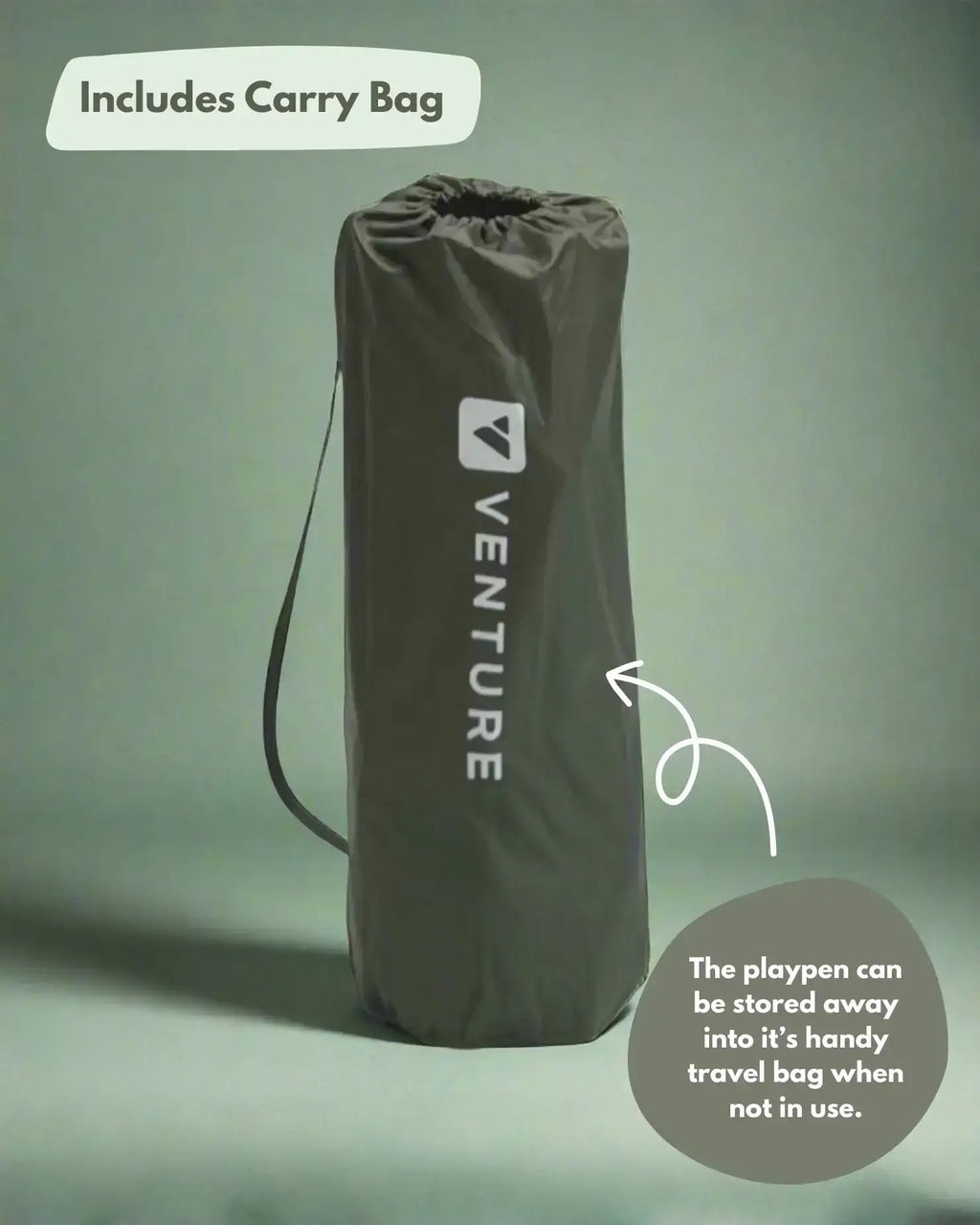 Joy Baby Playpen in Green