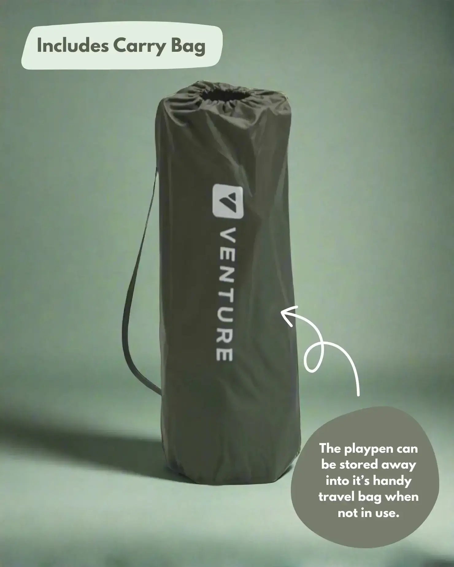 Joy Baby Playpen in Green