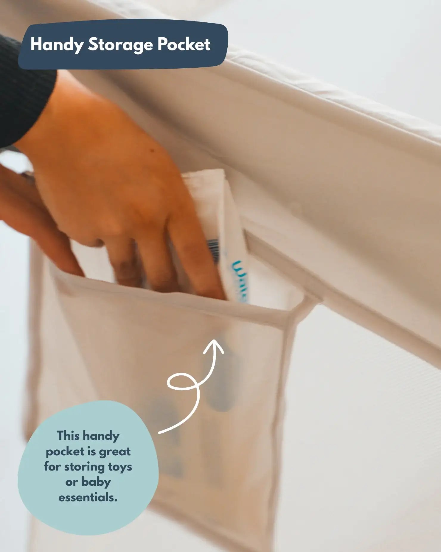 Square Baby Playpen with Mesh Sides and Fitted Mat