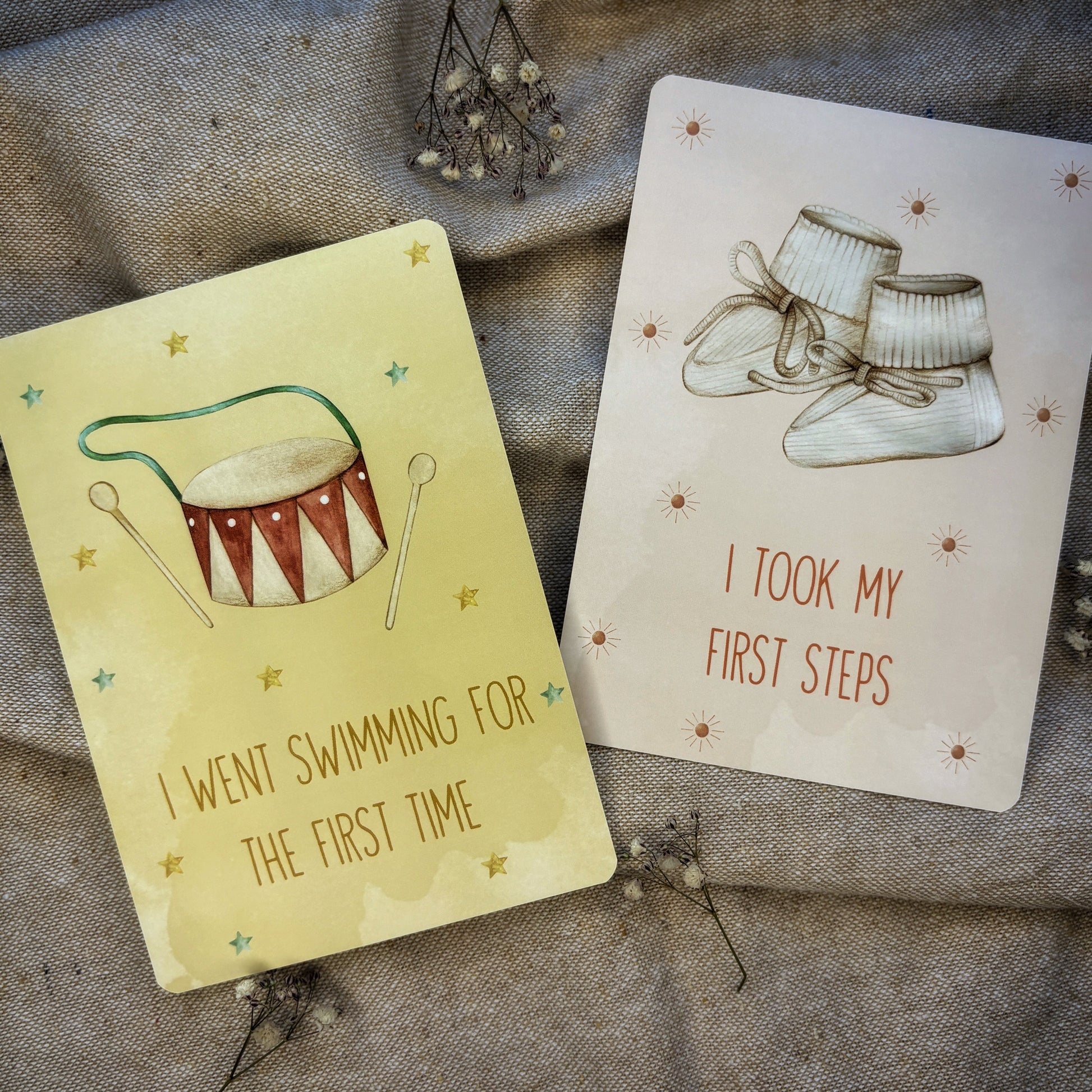 Baby Milestone Cards Set of 30