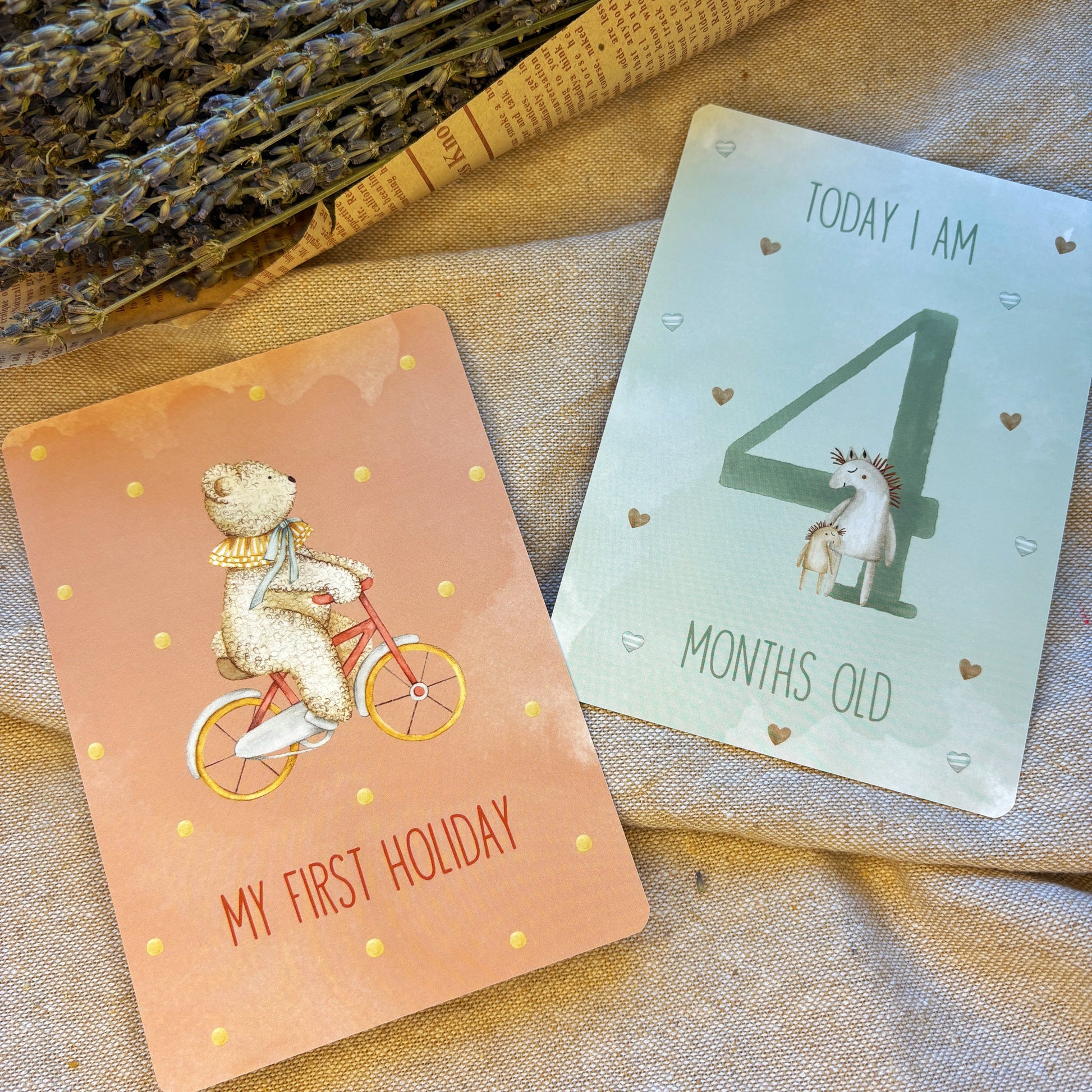 Baby Milestone Cards Set of 30