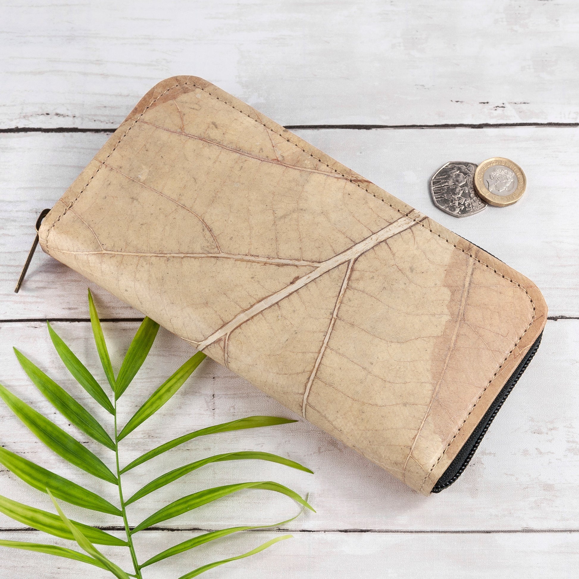 Vegan Leather Zip Over Purse