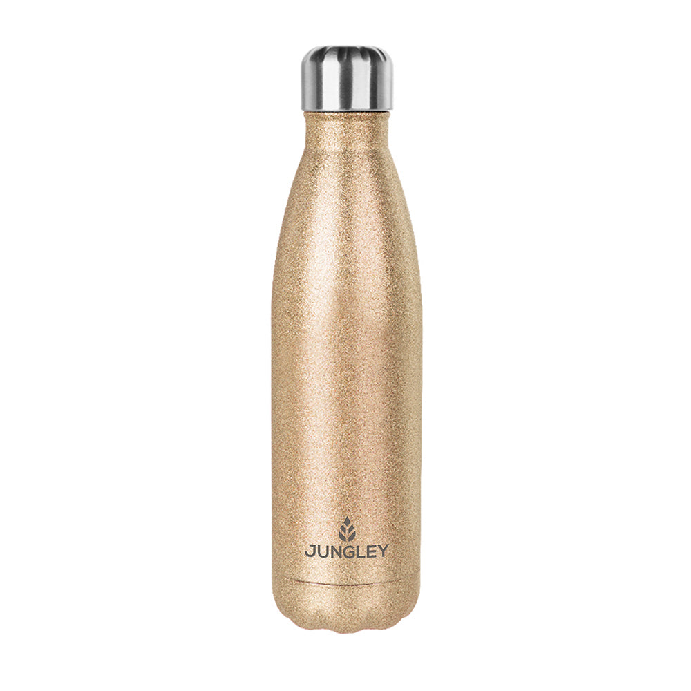 Personalised Glitter Insulated Water Bottle
