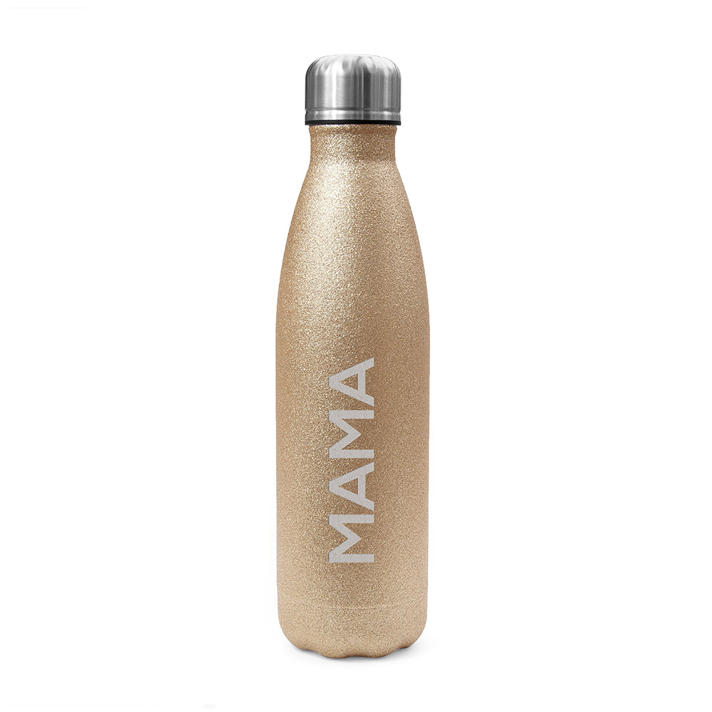 Personalised Glitter Insulated Water Bottle