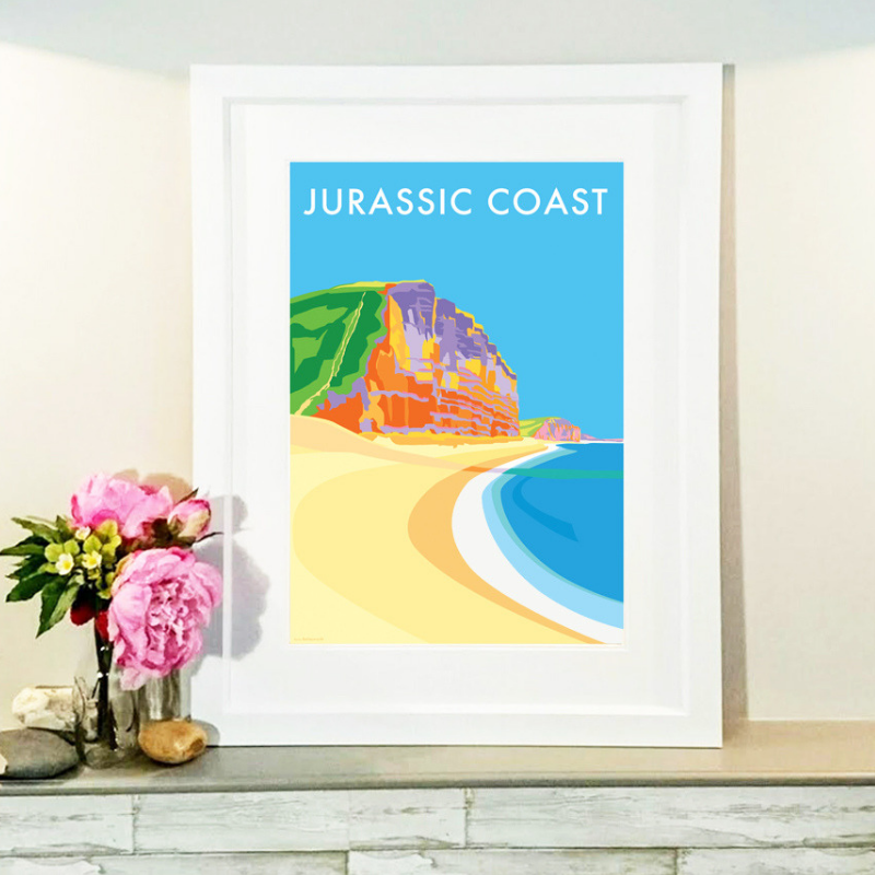Jurassic Coast Seaside Print