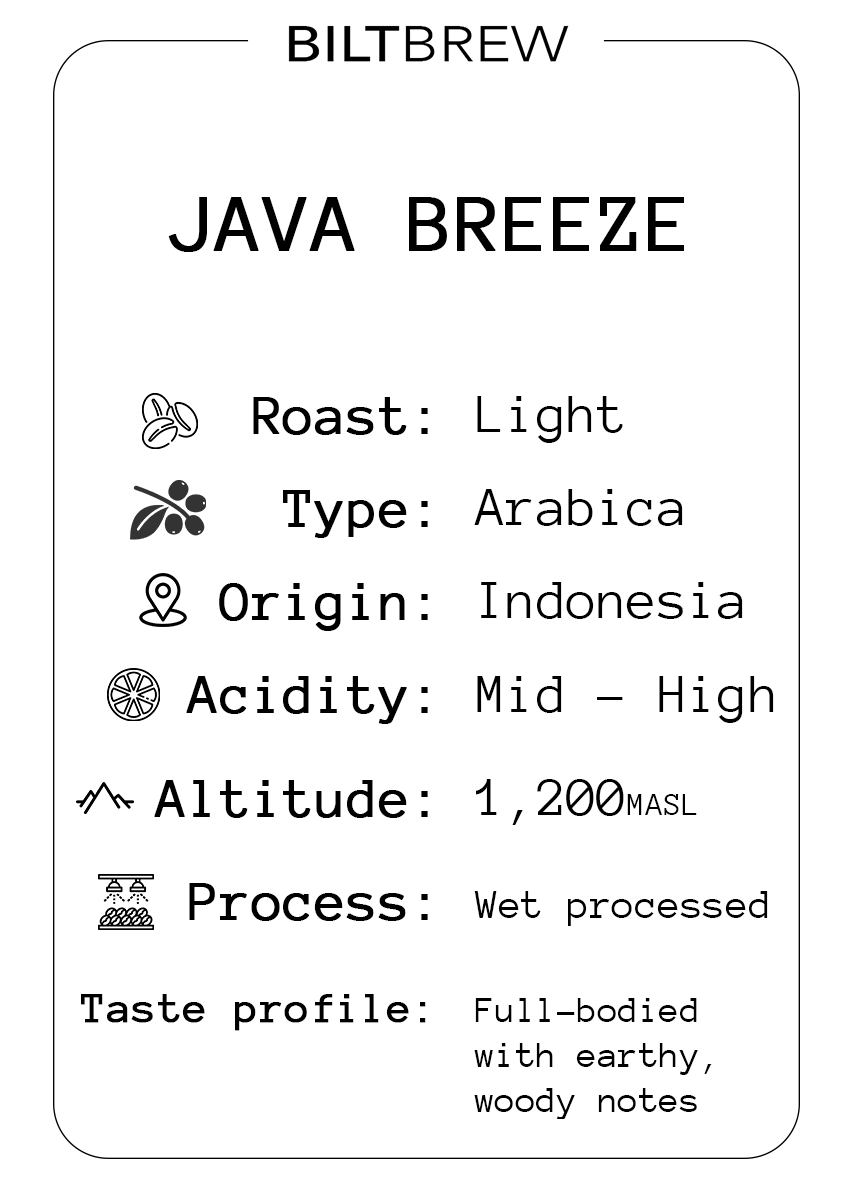 Java Breeze Indonesian Coffee Beans