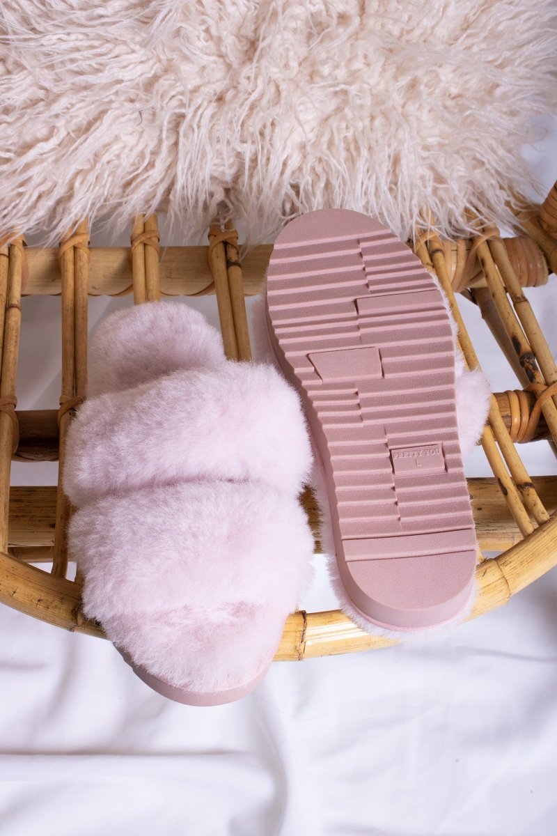 Jinx Slippers in Rose