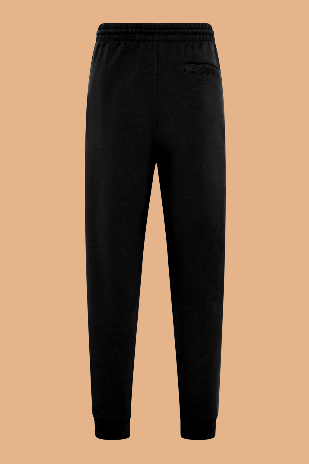 Embroidered P Joggers in Black