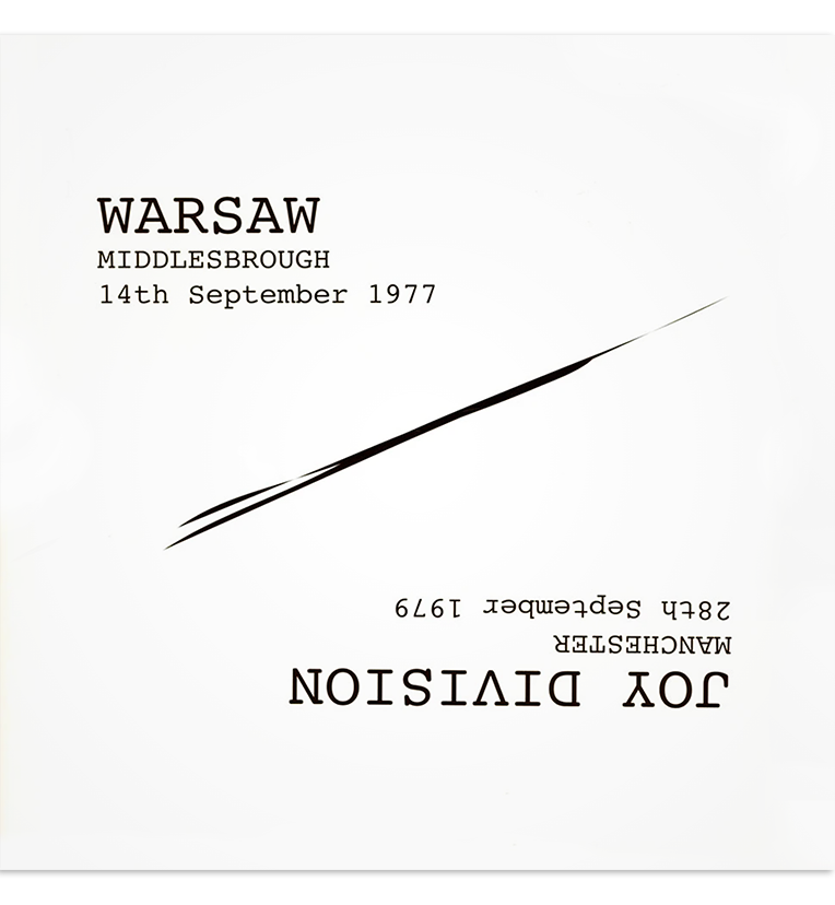 Warsaw and Joy Division Live 12 Inch Vinyl Album 1977 1979