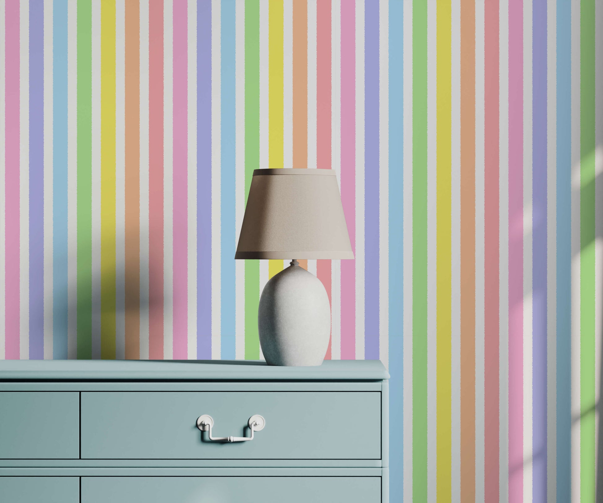 Rainbow Stripe Wallpaper Joy