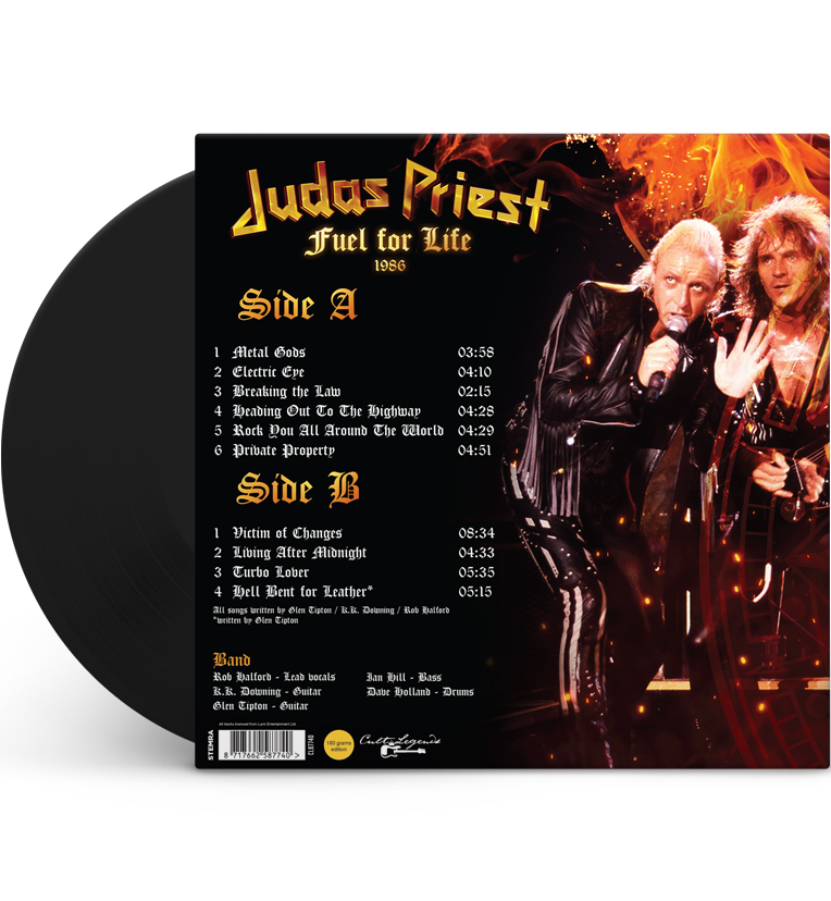 Fuel for Life 1986 12 Inch Album on 180g Vinyl