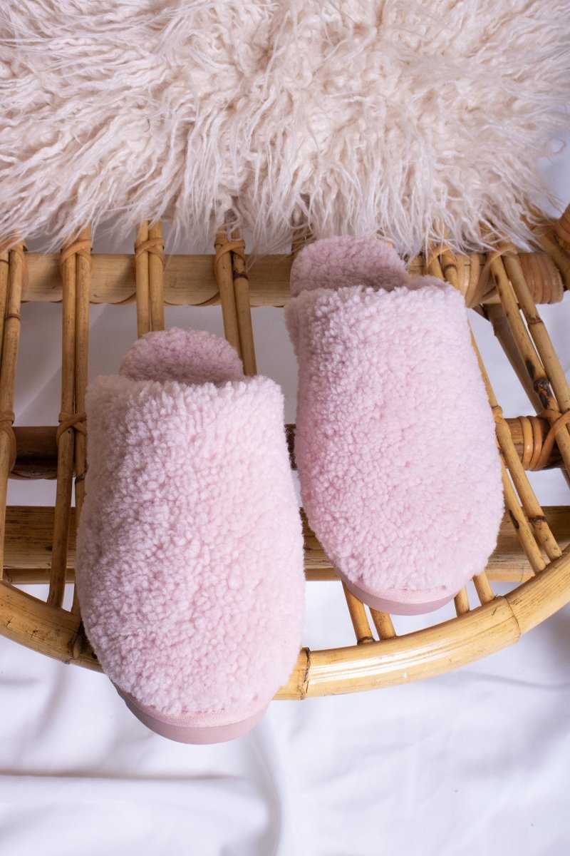 Jude Mule Slippers in Rose