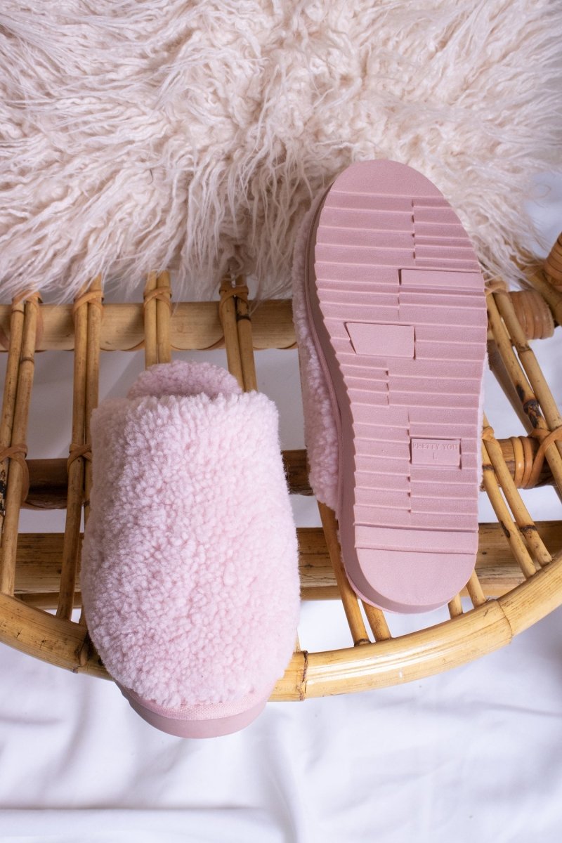 Jude Mule Slippers in Rose