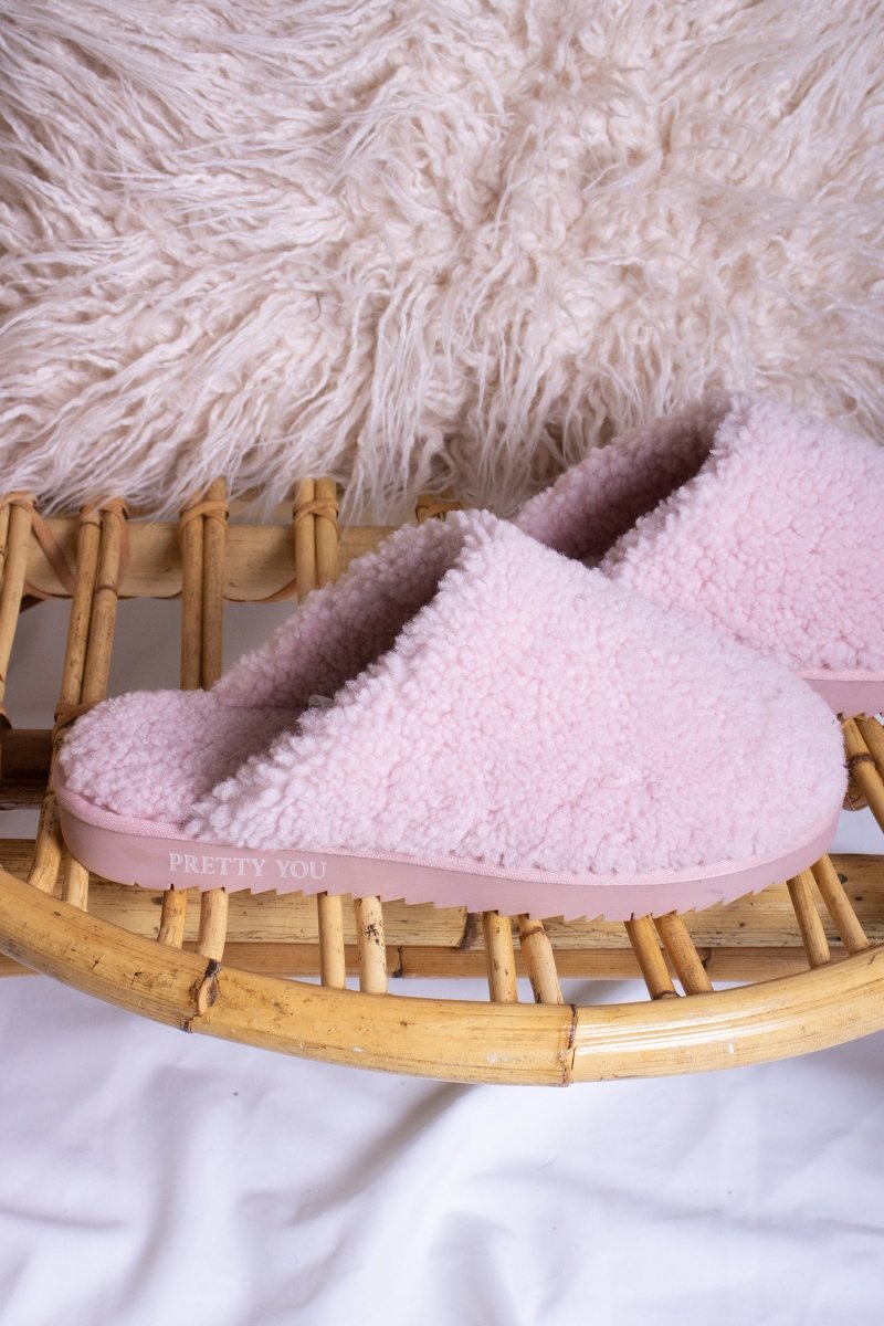 Jude Mule Slippers in Rose