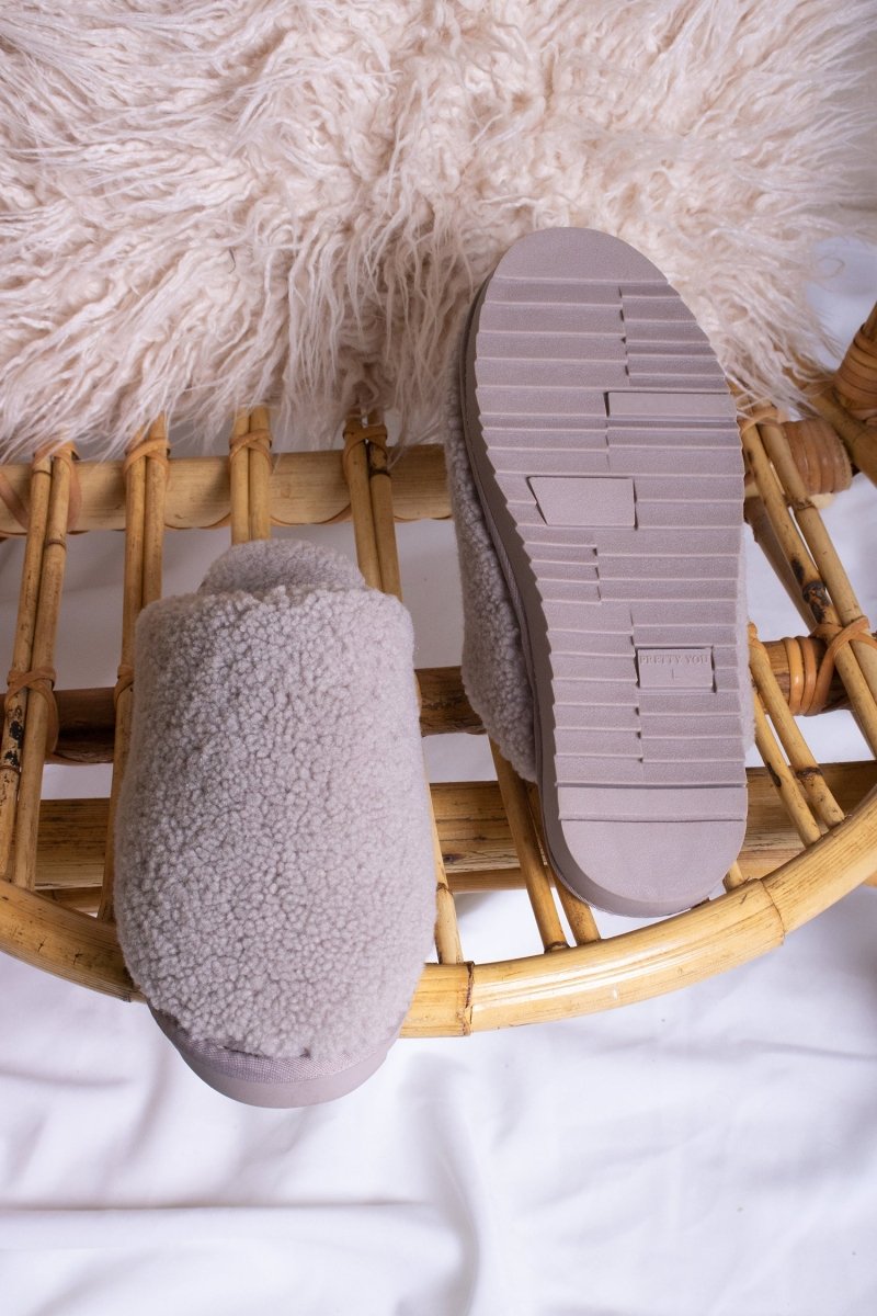 Jude Mule Slippers in Truffle