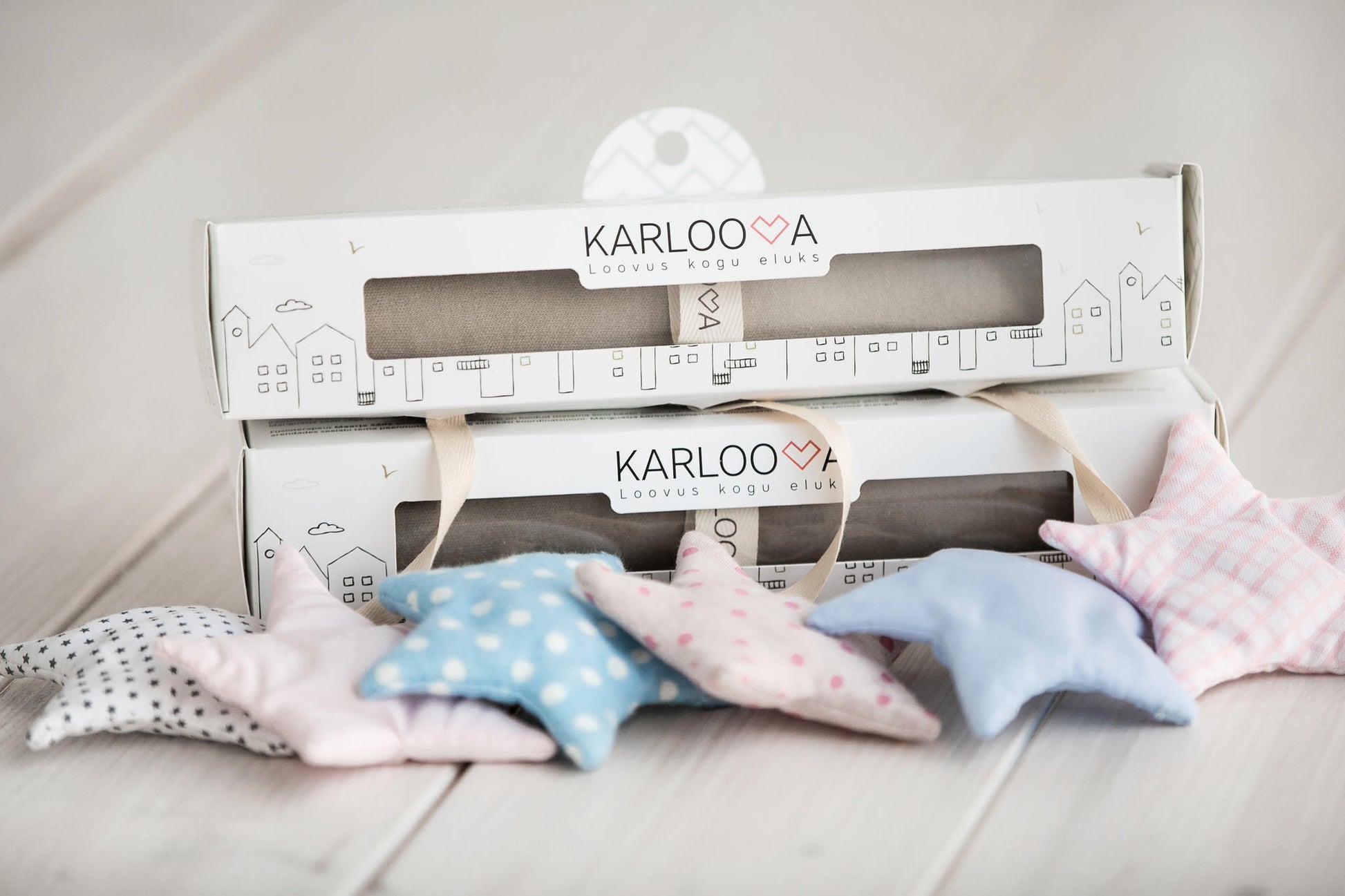 Interactive Handcrafted Star Activity Toy for Babies by Karloova at www.brixbailey.com