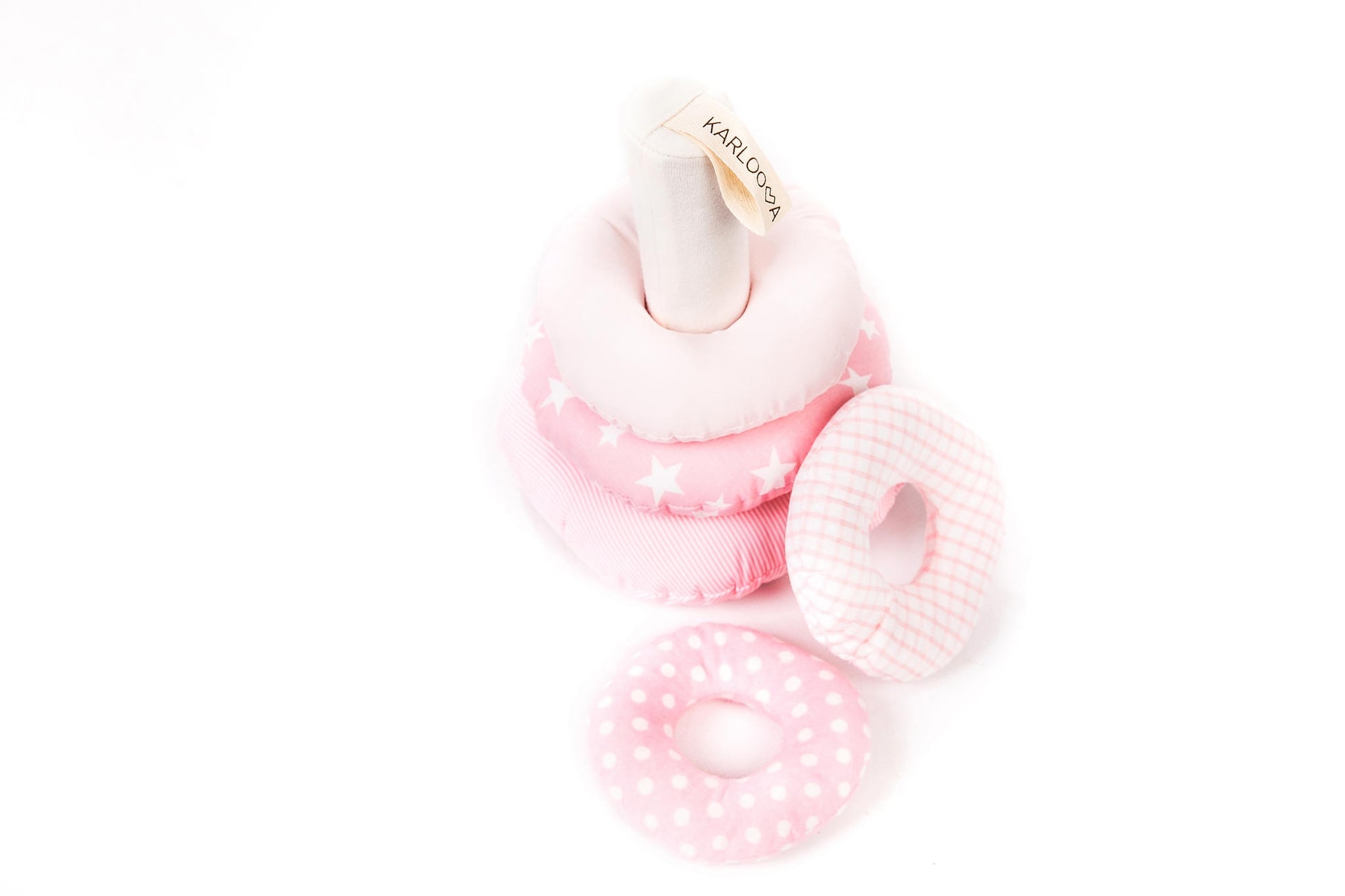 Karloova Tower – Stimulating & Eco-Friendly Children's Ring Stack Toy by Karloova at www.brixbailey.com