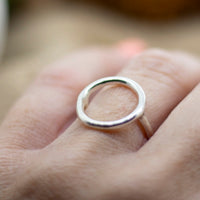 Karma Sterling Silver Ring