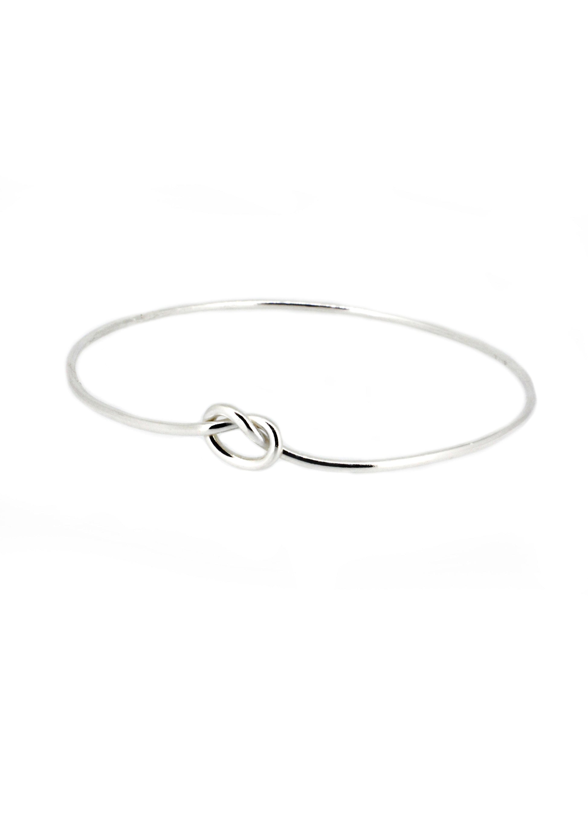 Sterling Silver Knot Bangle