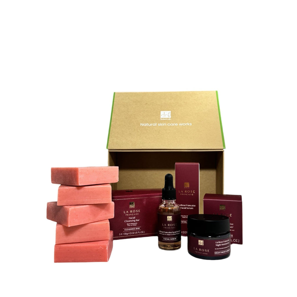 Anti Ageing Evening Skincare Gift Set with Rose and Bakuchiol