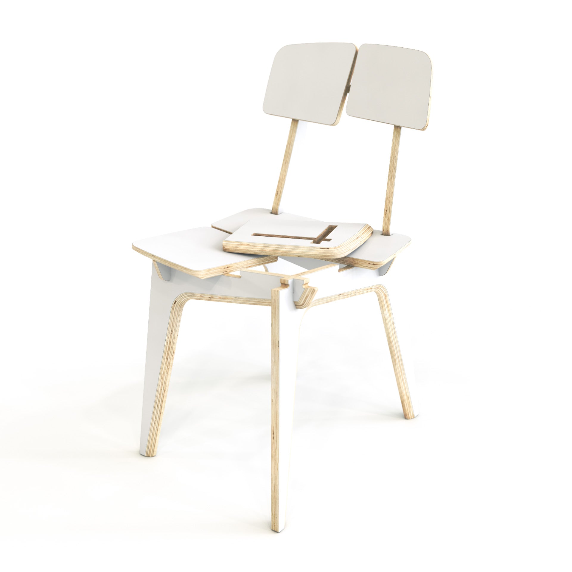 The Woodpecker Dining Chair - Modern, Ergonomic & Eco-Friendly Design by Woodpecker at www.brixbailey.com