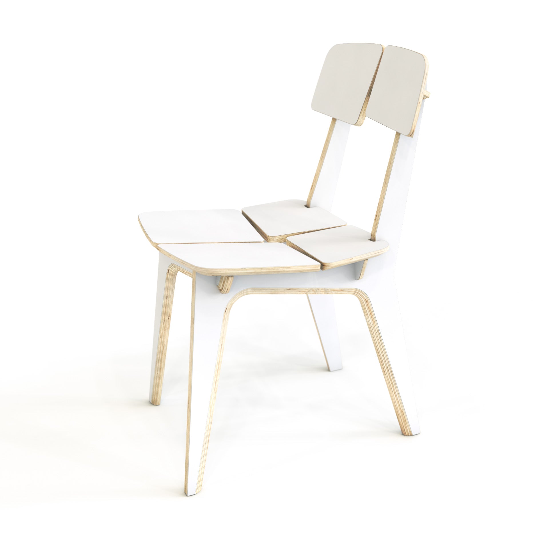 The Woodpecker Dining Chair - Modern, Ergonomic & Easy-to-Clean Plywood Chair from Lithuania by Woodpecker at www.brixbailey.com