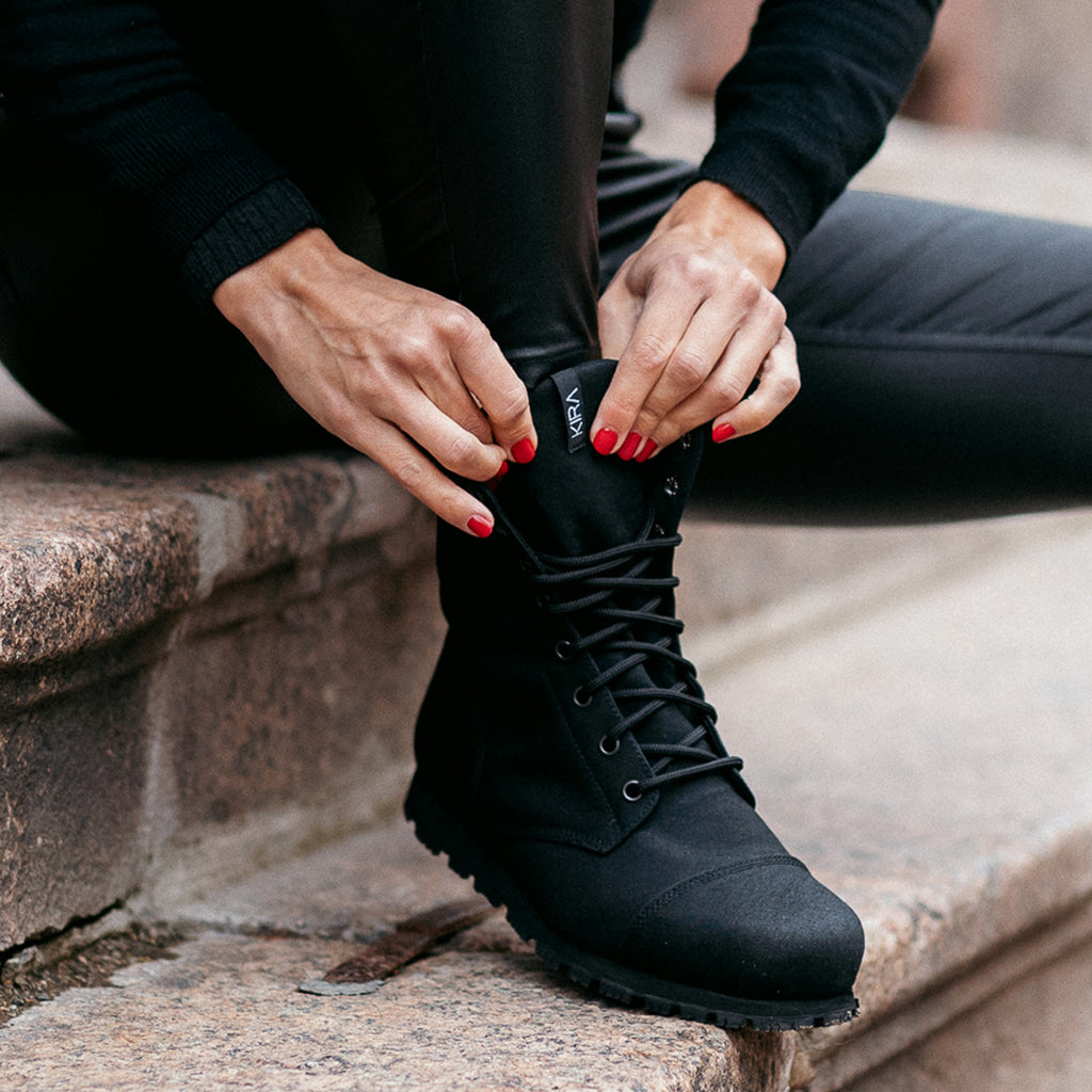 Eco-Friendly KIRA Boots – Vegan & Recycled Materials Comfort by Kira Sustainable at www.brixbailey.com