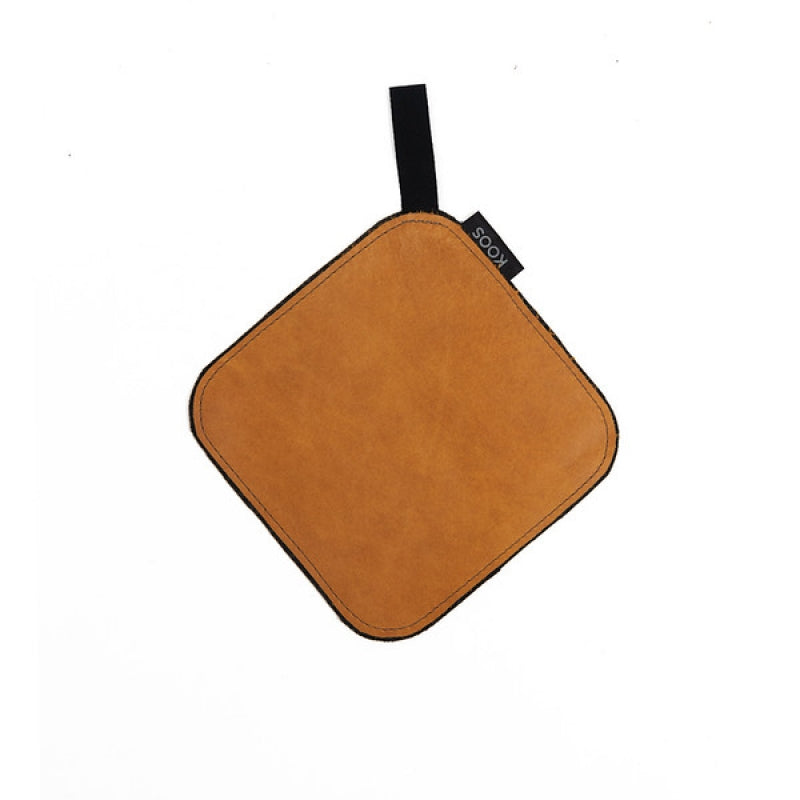 Luxury Leather Kitchen Pot Holder – Heat Resistant & Eco-Friendly by KOOSdisain at www.brixbailey.com