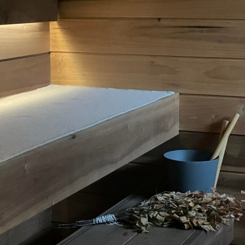 Luxurious Natural Linen Sauna Seat Cover – Comfort & Style by KOOSdisain at www.brixbailey.com