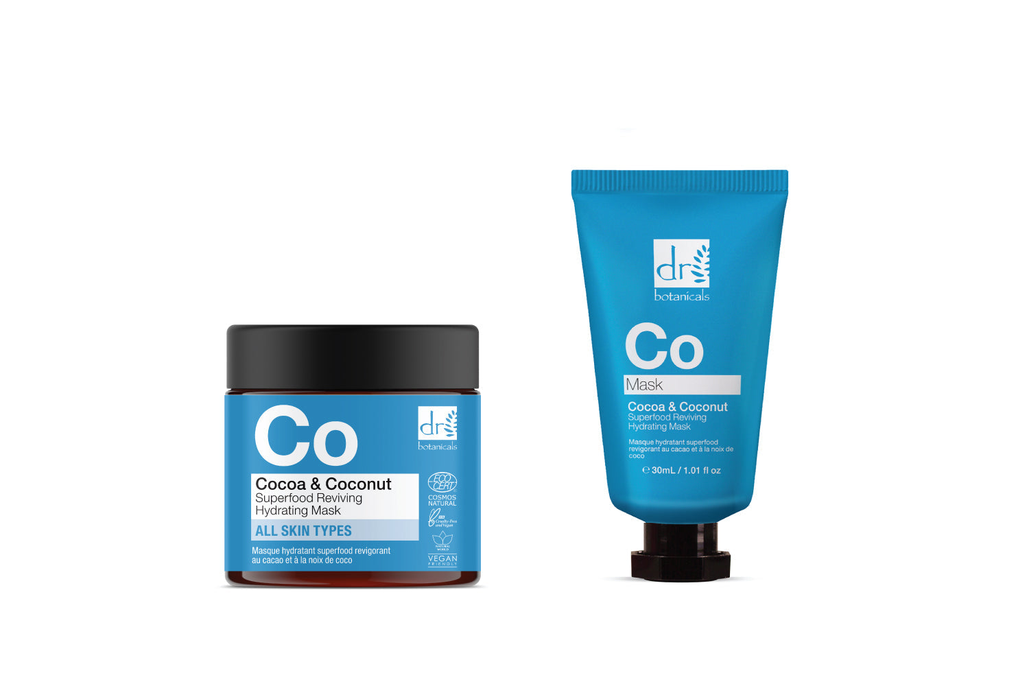 Cocoa and Coconut Superfood Reviving Hydrating Mask Duo