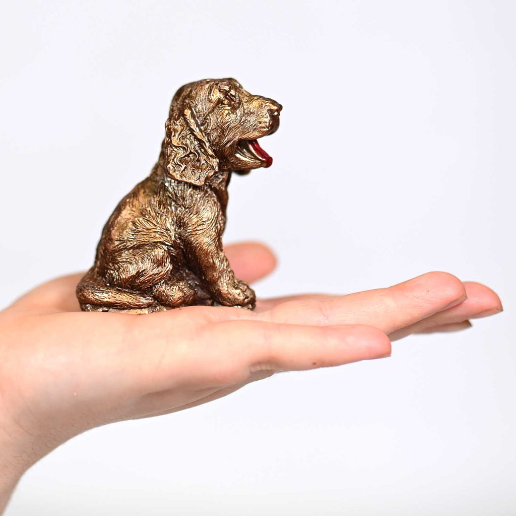 Handcrafted Chocolate Spaniel in High Definition 3D