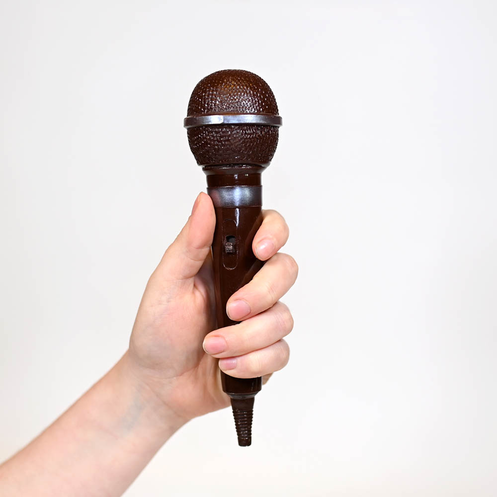Handmade Chocolate Microphone