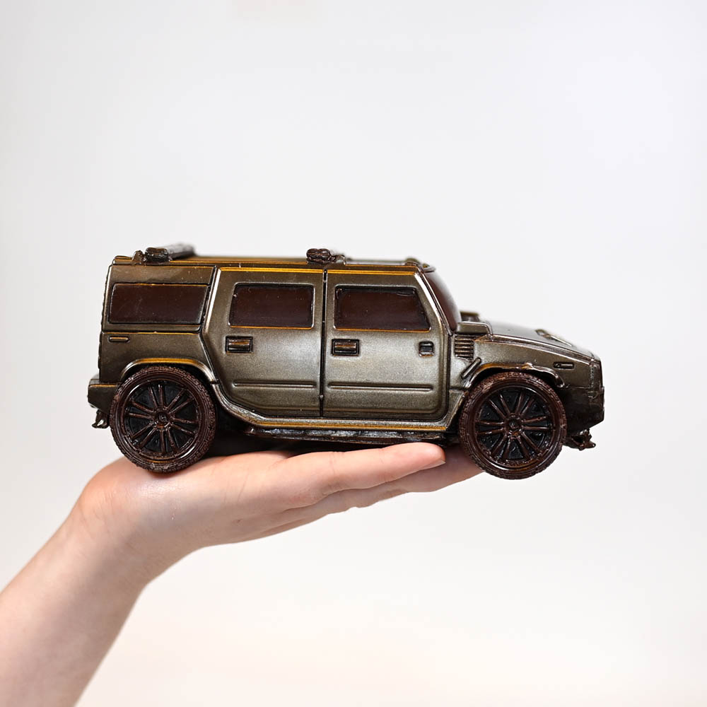 Large Handmade Chocolate Scale Model Hummer