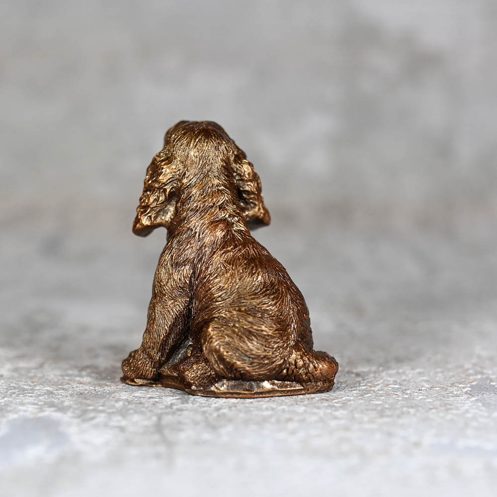Handcrafted Chocolate Spaniel in High Definition 3D