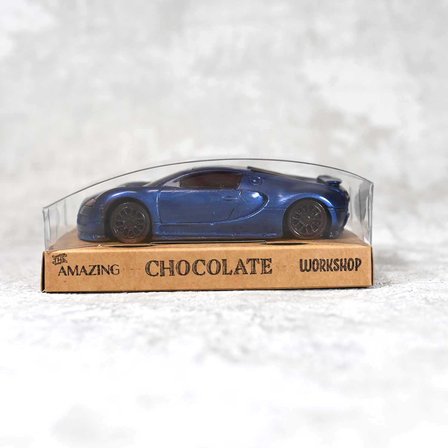 Handcrafted Chocolate Bugatti Veyron Scale Model