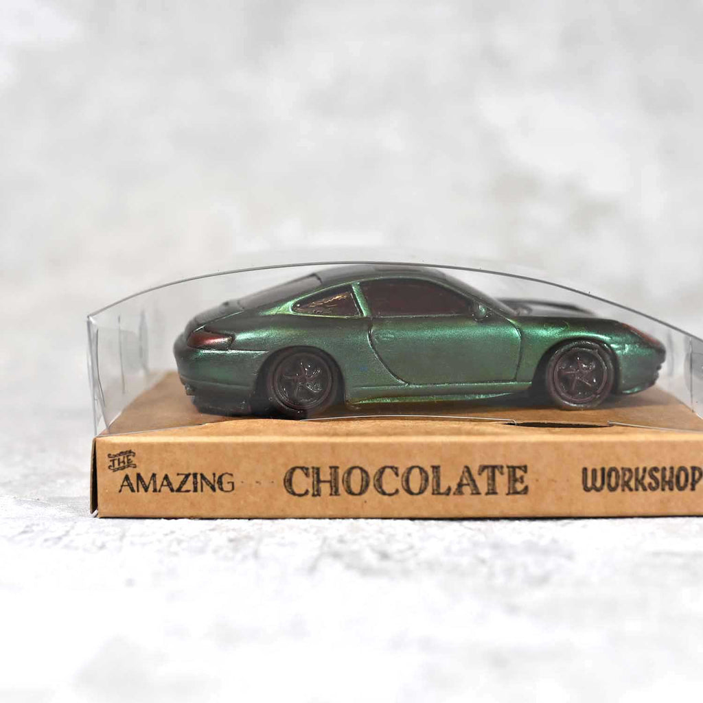 Handcrafted Chocolate Porsche 911 Scale Model