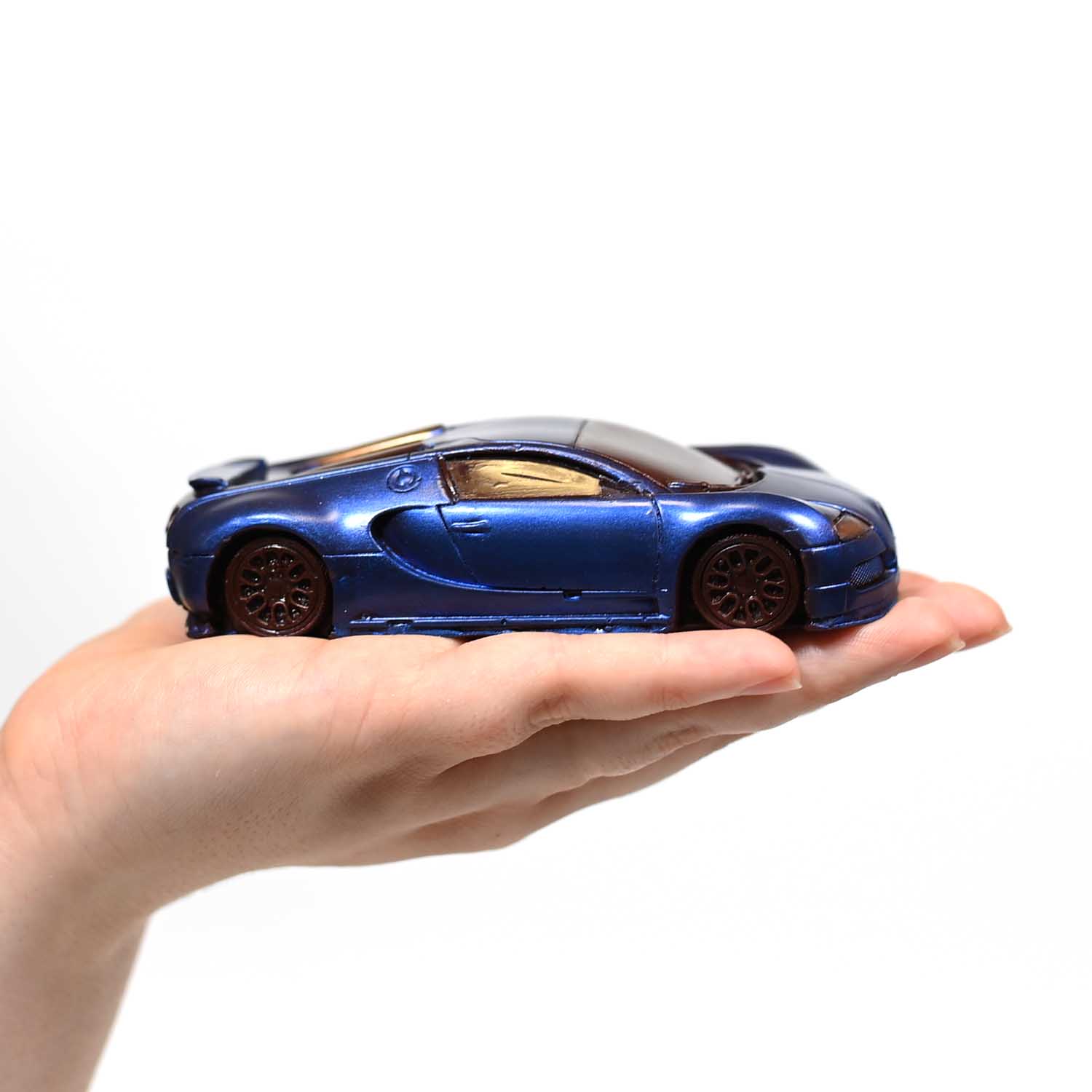 Handcrafted Chocolate Bugatti Veyron Scale Model
