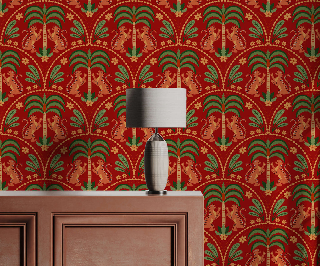 Graphic Tiger Wallpaper